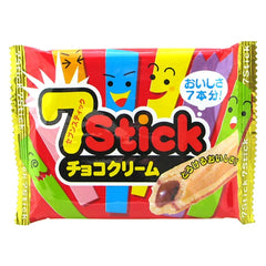 Yaokin Seven Stick Wafers x 12 packs <Chocolate Cream/Milk Cream>