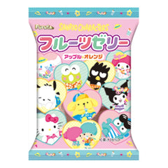 Furuta Sanrio Character Fruit Jelly <Apple Flavor & Orange Flavor>