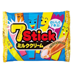 Yaokin Seven Stick Wafers x 12 packs <Chocolate Cream/Milk Cream>