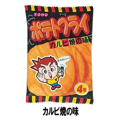 TOHO Potato Chips 20 Packs <Potato Salt Butter Flavor/Fried Chicken Flavor/Korean BBQ Flavor>