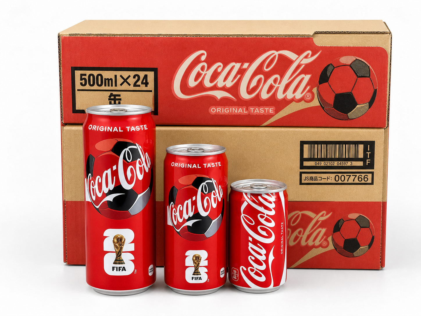 日本 Coca-Cola Original Taste FIFA 特別版可樂 500ml 原箱裝 產品圖片