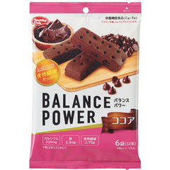 HAMADA Balance Power 可可味 6袋(12條)入【補充劑】