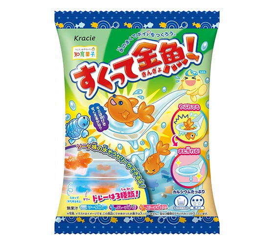 Kracie 快樂撈金魚！DIY糖果 x 7個入  〜 知育菓子 〜