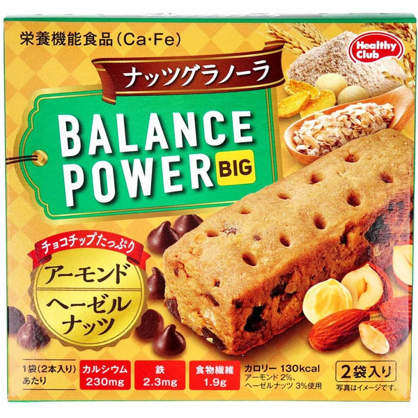 HAMADA 健康俱樂部 Balance Power BIG 果仁燕麥片餅乾 2袋(4條)入