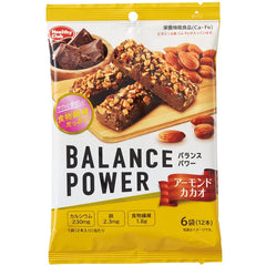 HAMADA Balance Power 杏仁可可味餅乾  6袋（12條）入【補充劑】