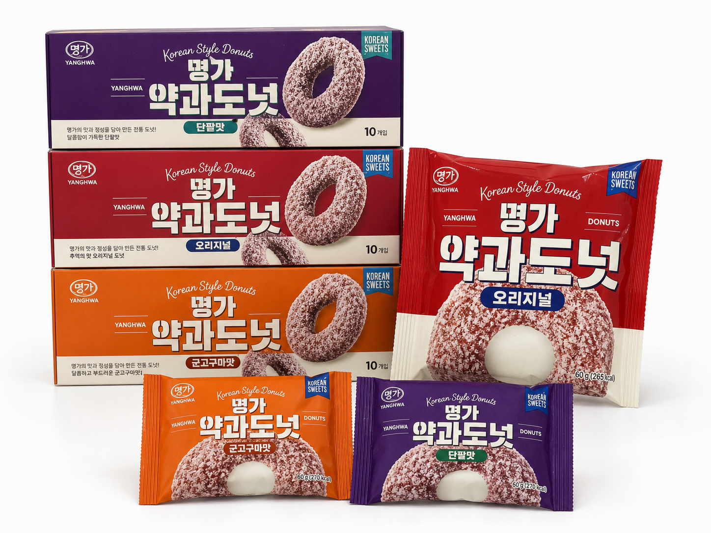 韓國 Myeongga Yakgwa Donut 多味甜甜圈蛋糕套裝 產品圖片