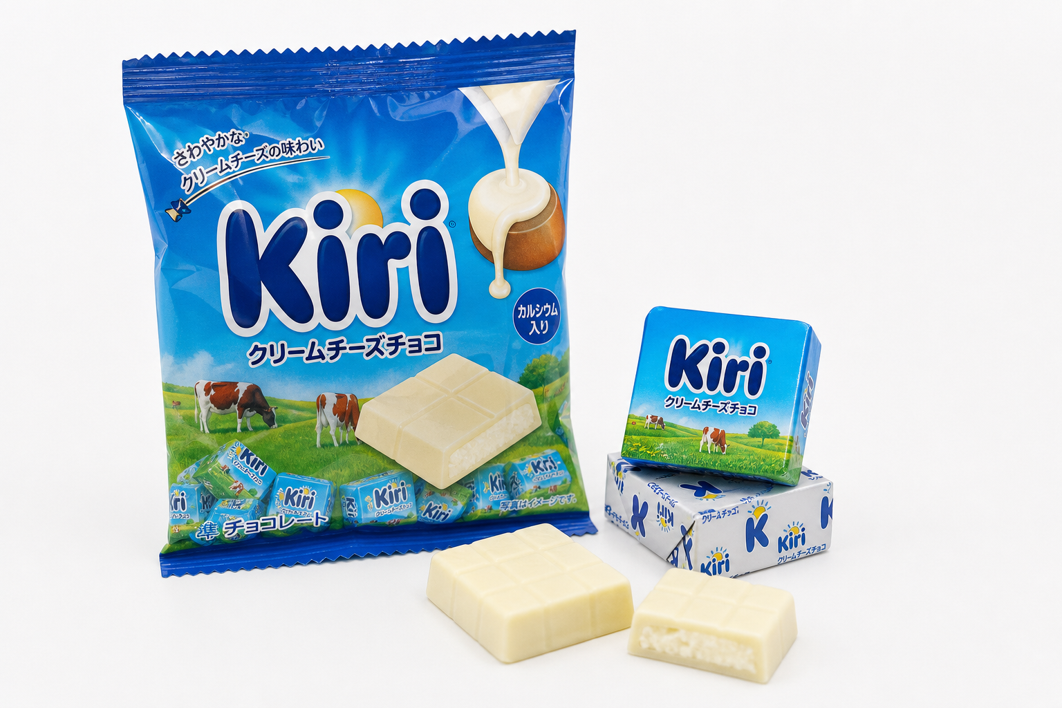日本 Kiri Cream Cheese Chocolate 忌廉芝士朱古力 產品圖片