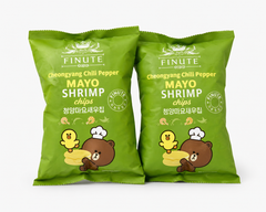 韓國 FINUTE Mayo Shrimp Chips 蛋黃醬蝦片 產品圖片