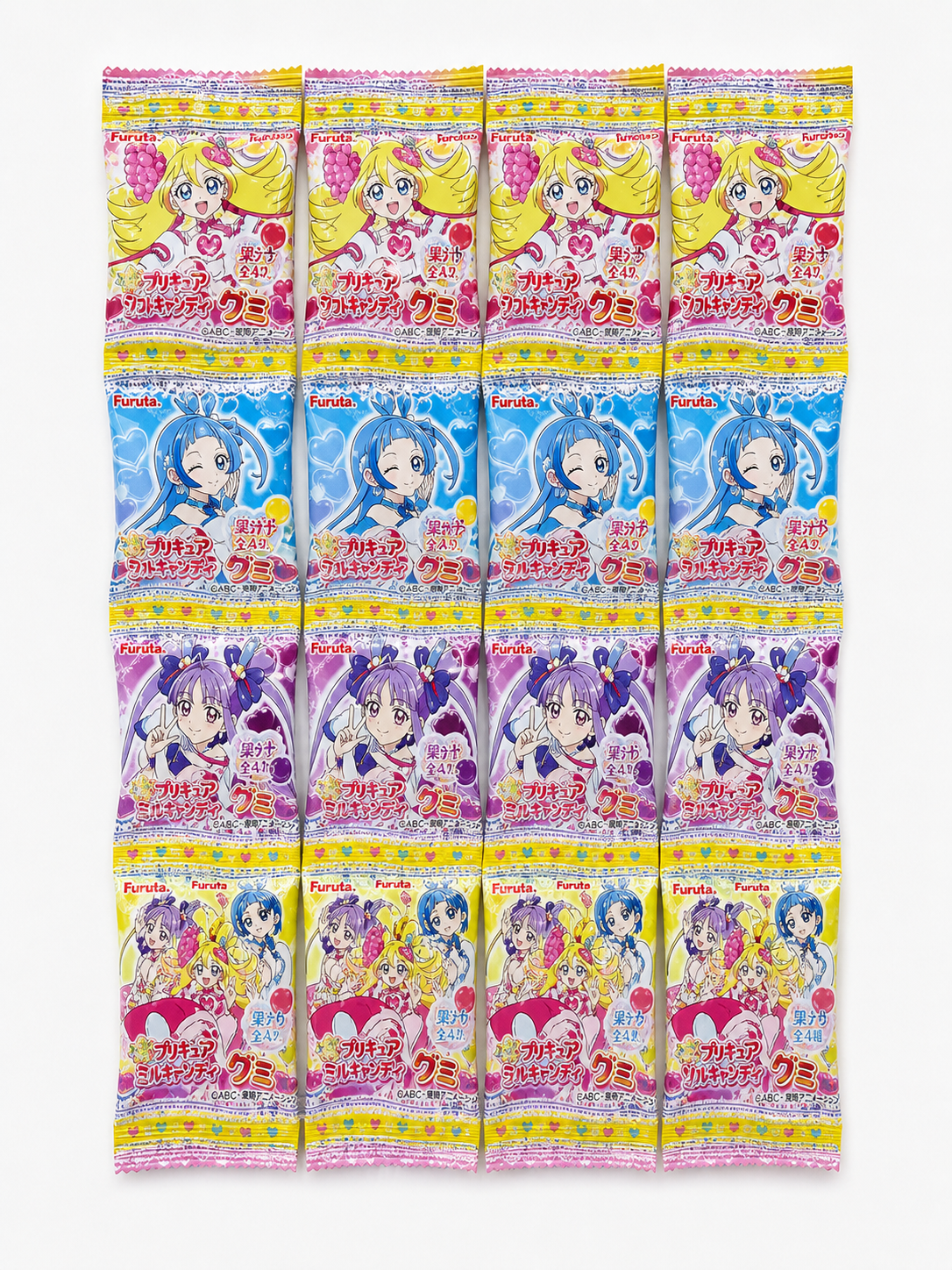 日本 Furuta Pretty Cure 四連軟糖 產品圖片