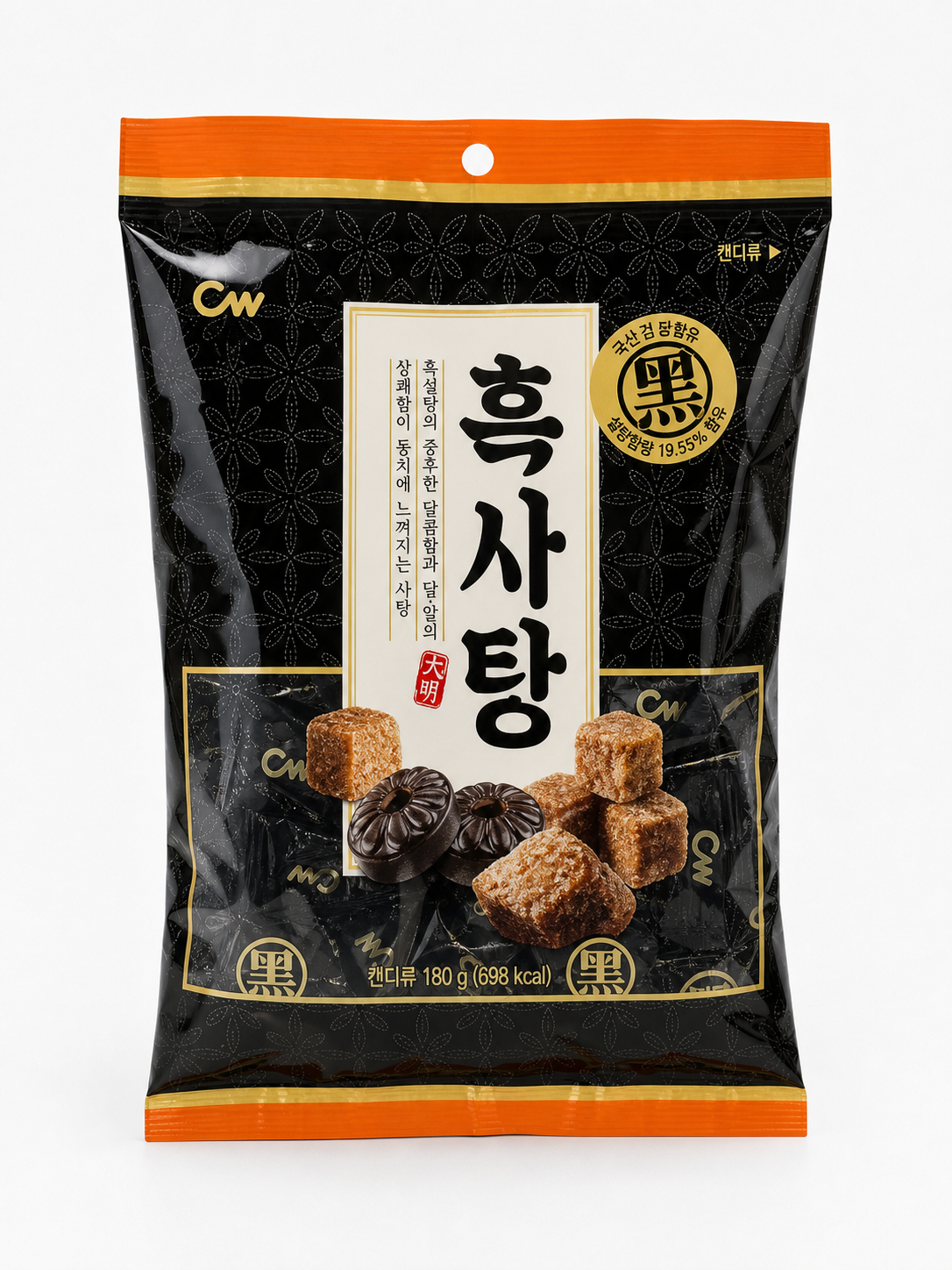 韓國 CW 黑砂糖硬糖 180g 產品圖片