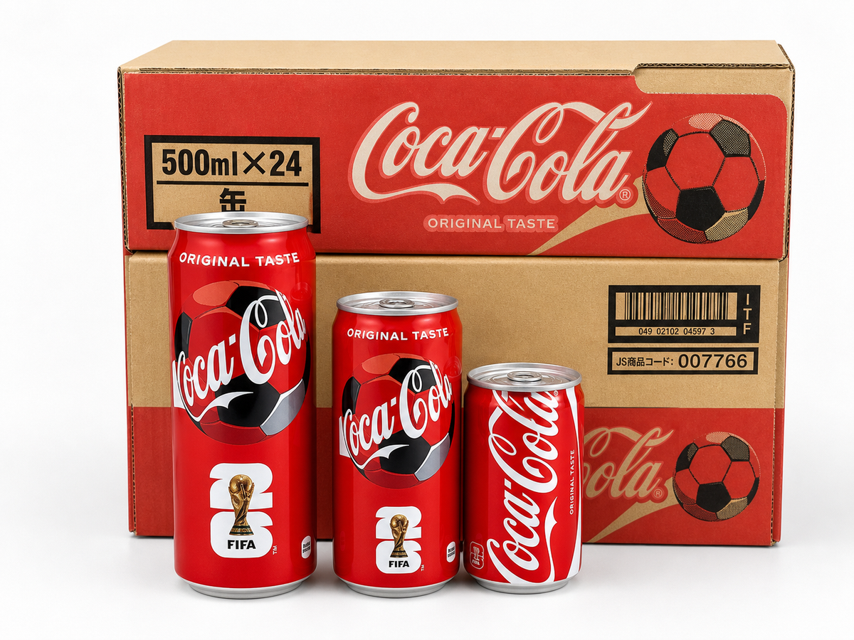 日本 Coca-Cola Original Taste FIFA 特別版可樂 500ml 原箱裝 產品圖片