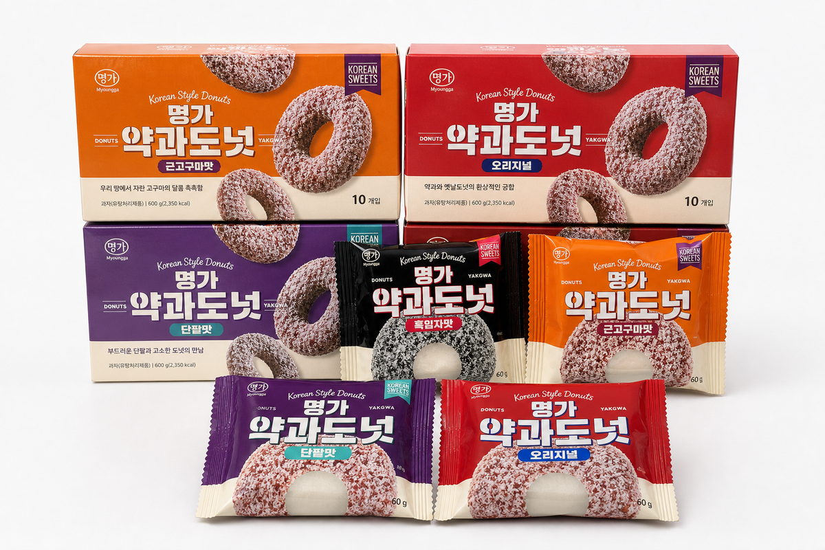 韓國 Myeongga Yakgwa Donut 甜甜圈蛋糕多味展示套裝 產品圖片